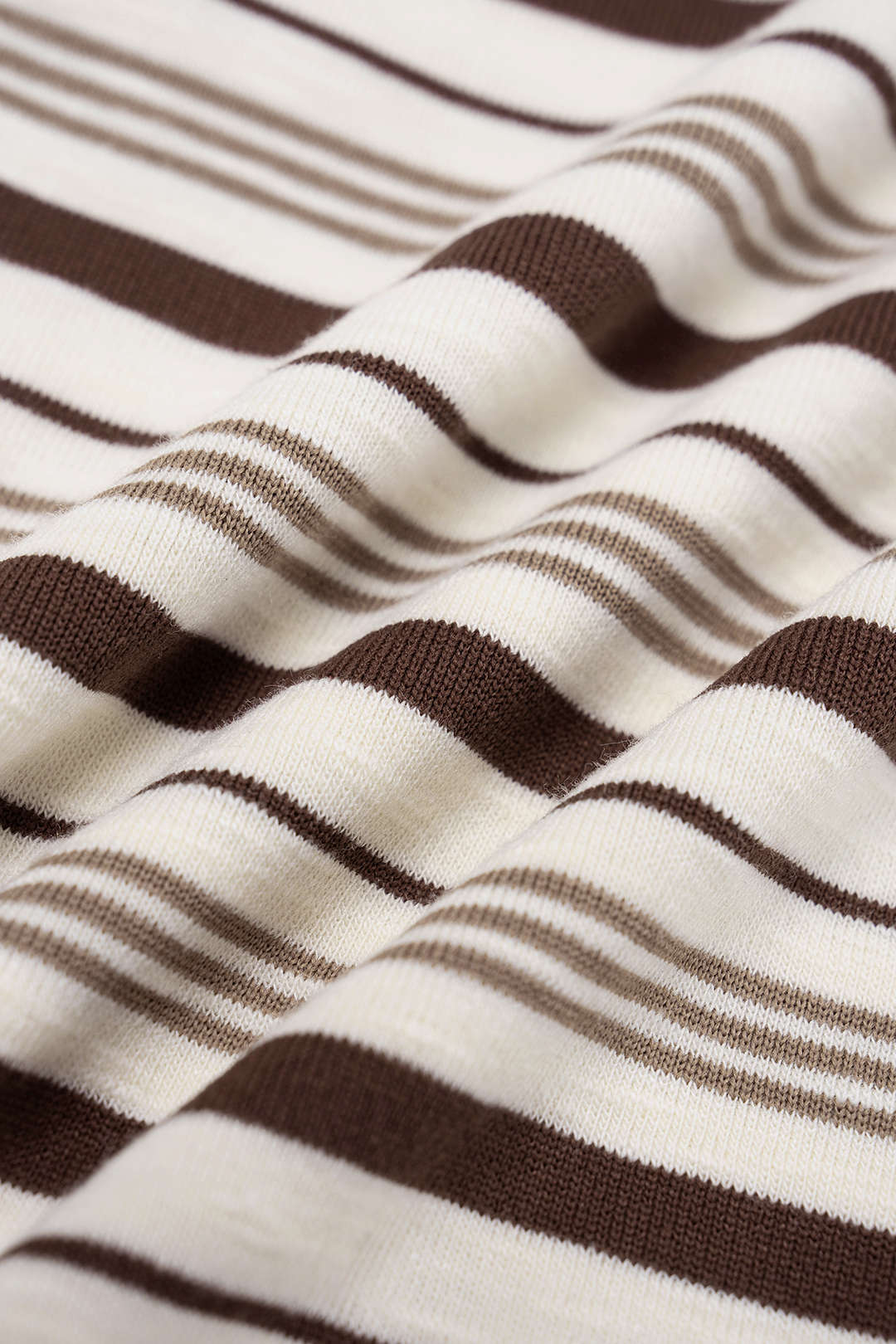 Stripes Print Twist Knot One Shoulder Tank Top