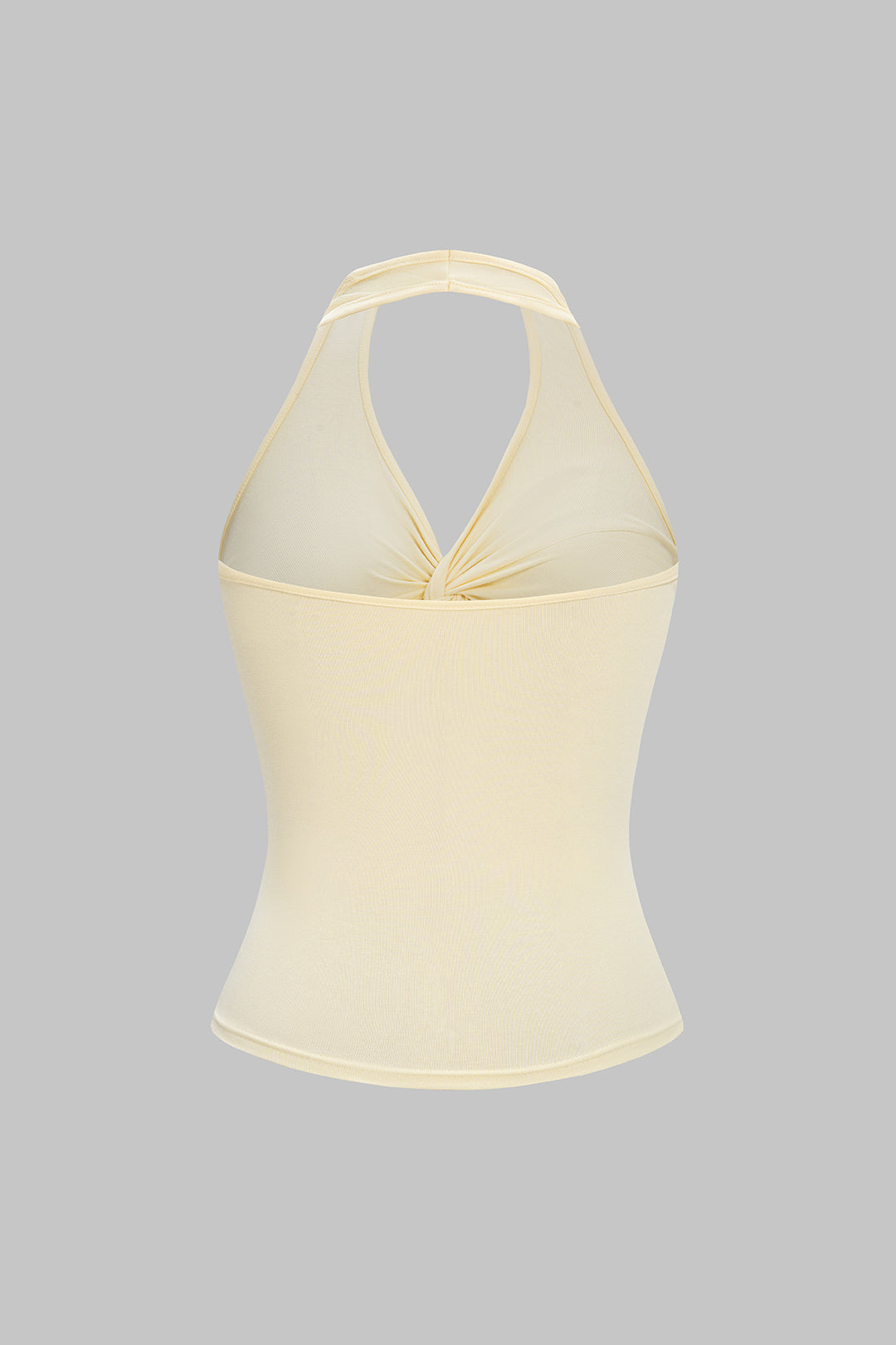 Halter Neck Twist Knot Cami Top