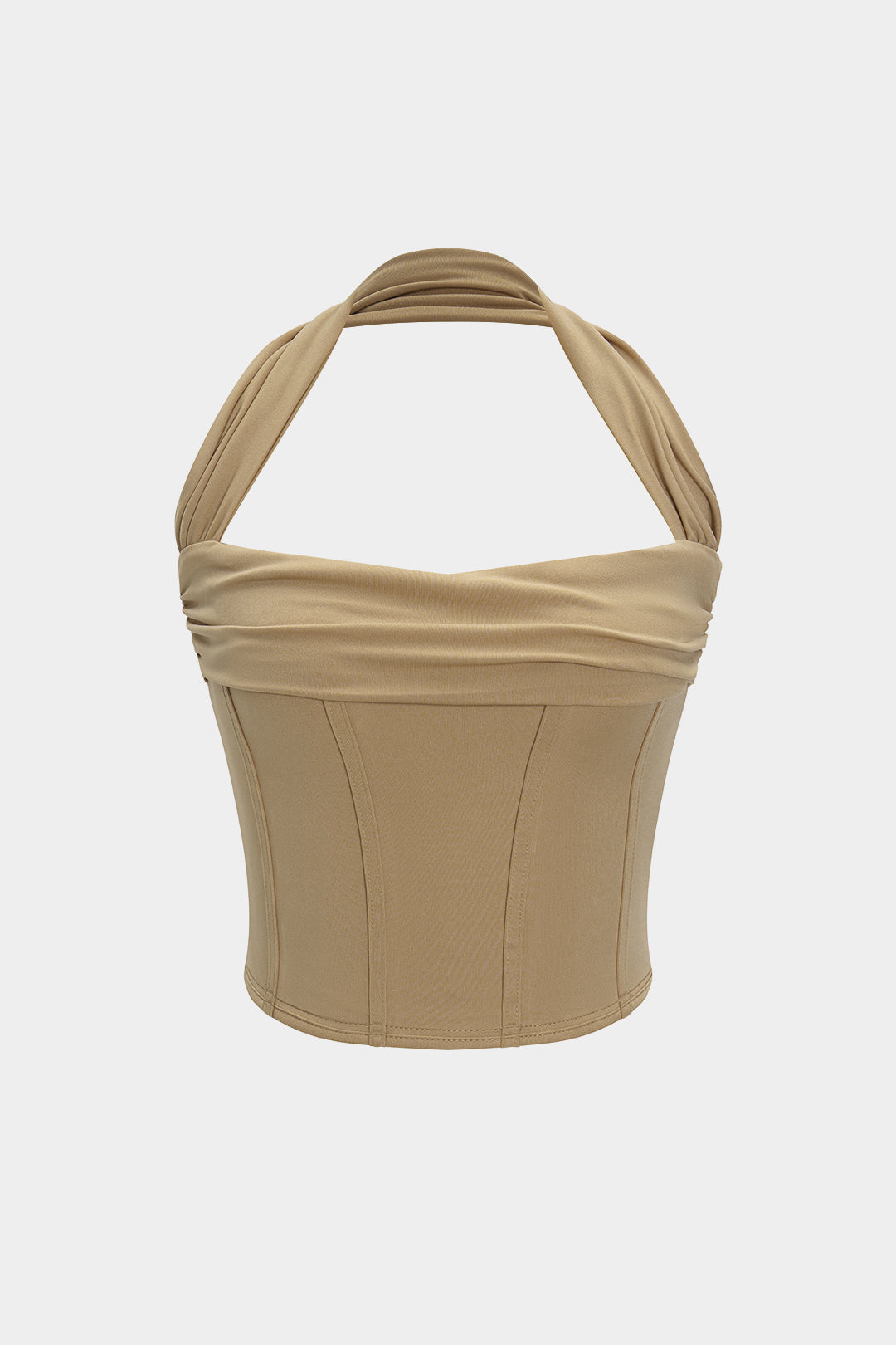 Halter Neck Ruched Top