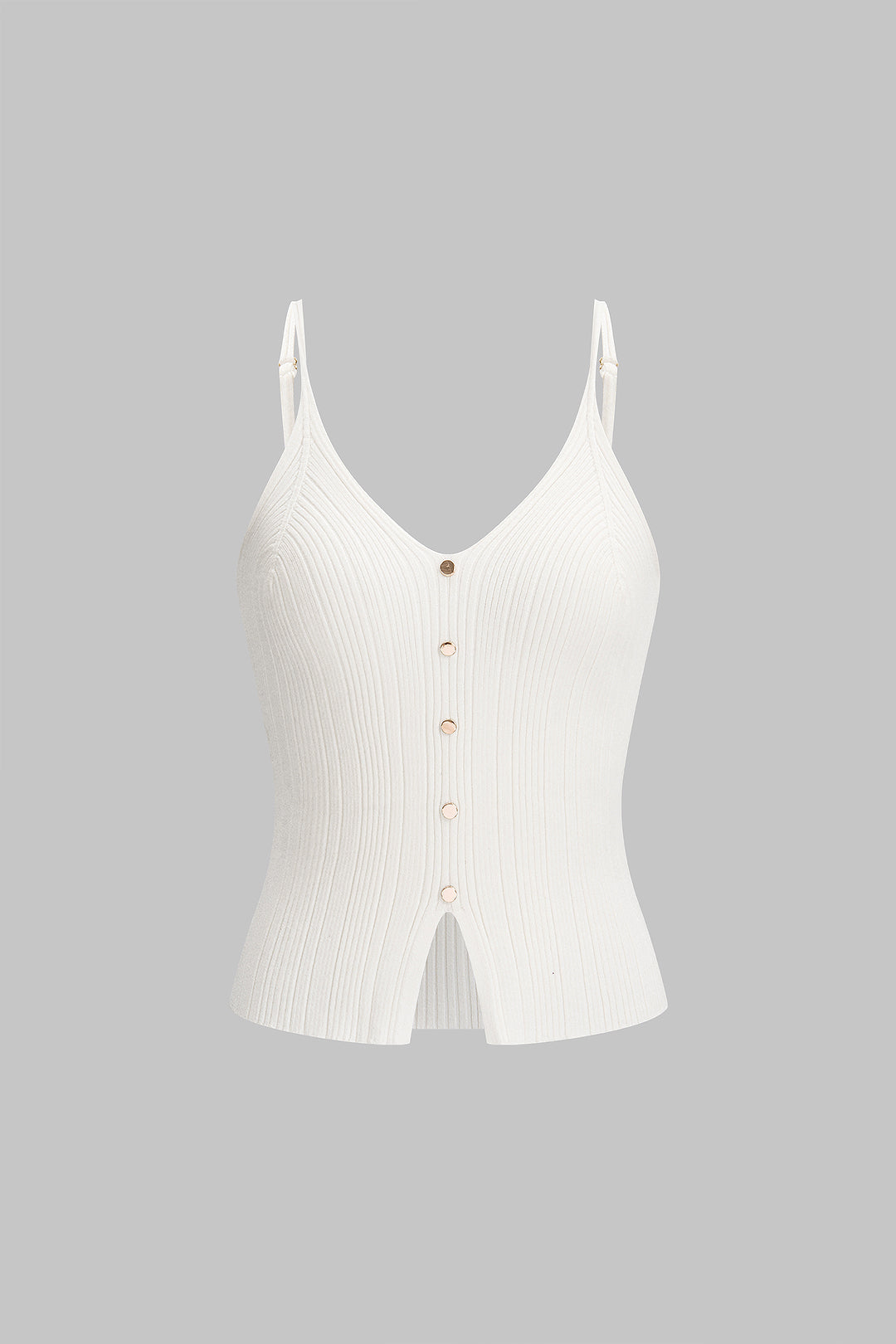 Knit V-Neck Cami Top